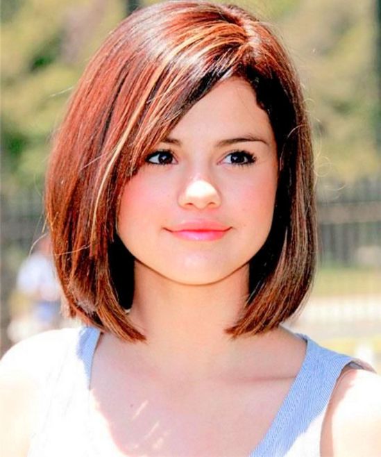 Short Hairstyle For Chubby Girl